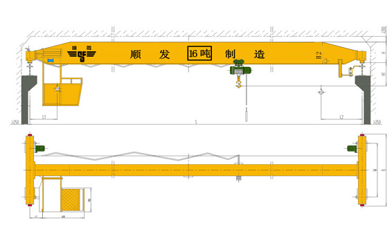 16噸單梁起重機技術參數及配置表