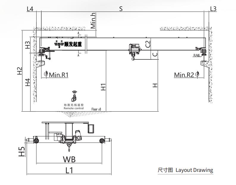 10噸歐式單梁起重機